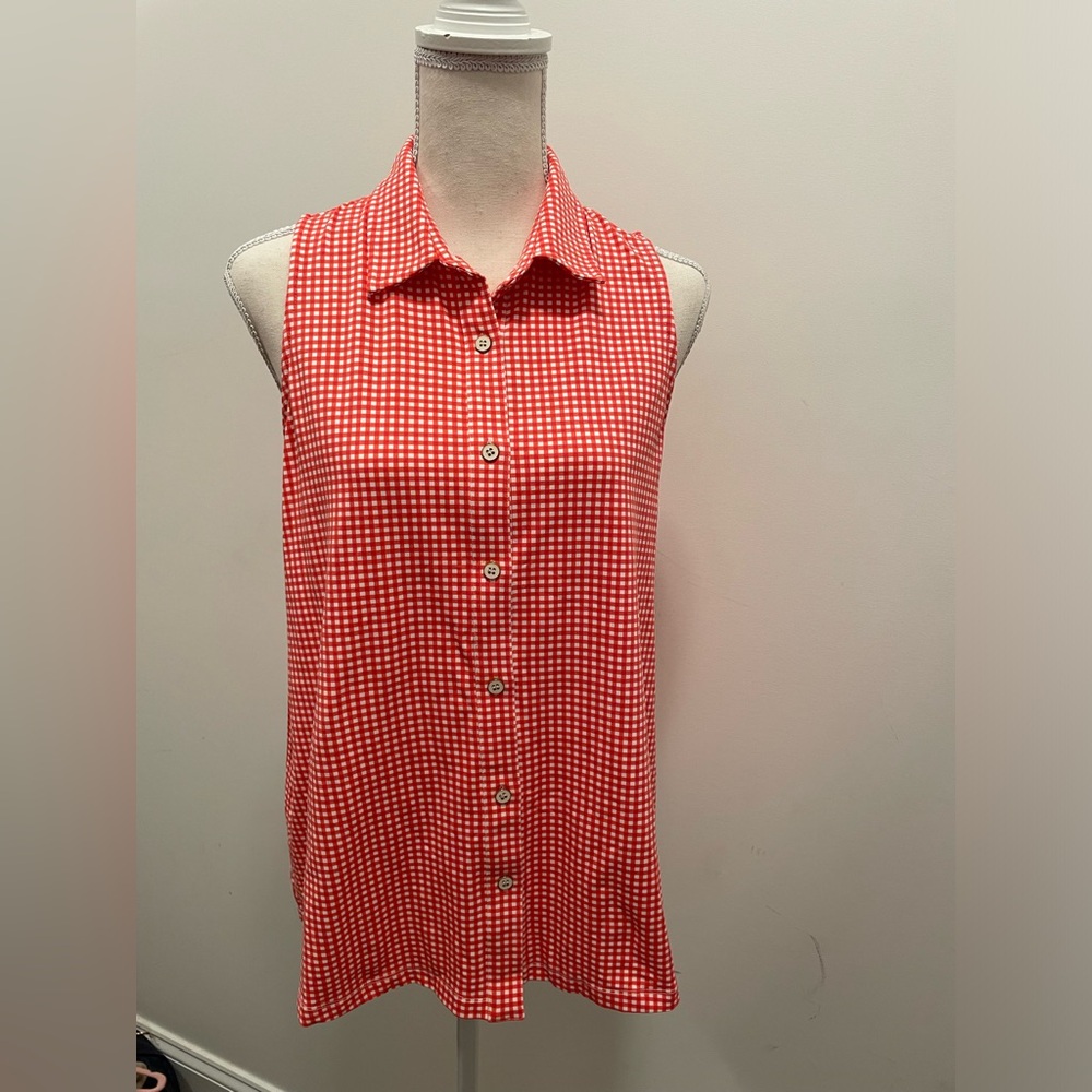 I. McLaughlin Gingham Swing Tank M